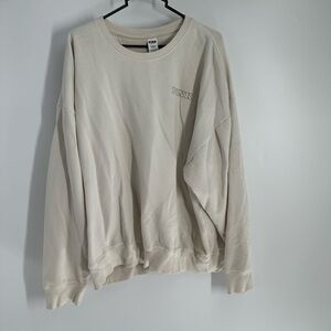 PINK Victoria's Secret Off-White Sweatshirt